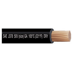 PICO 8097-0-F 4/0 AWG Black SGT Battery-Starter Cable