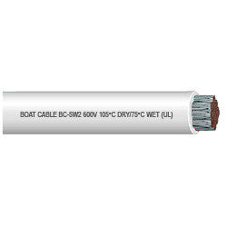 PICO 9006-6-26 100' 6 AWG White Boat Cable Wire