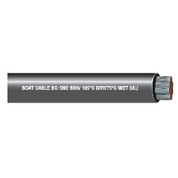 PICO 9020-0-26 100' 2/0 AWG Black Boat Cable Wire