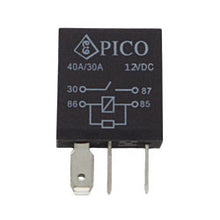 Load image into Gallery viewer, PICO 913-11 12V DC 40/30A SPST Micro Relay With Resistor