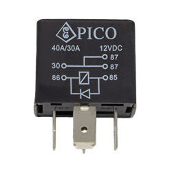 PICO 918-11 12V DC 40/30A DPST Mini Relay With Diode