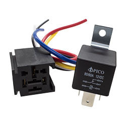 PICO 922-91 SET 12V DC 80/60A Large Blade Relay & Pigtail Combo Pack