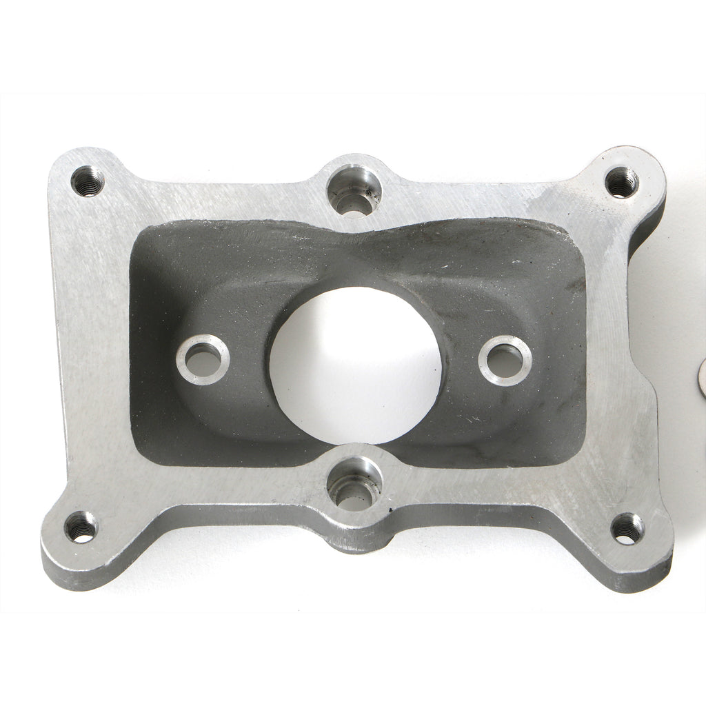 114-In.-Tall-Holley-2Bbl-To-Chevy-Straight-6-Mani.-Carb-Adaptercast-Aluminum195964-Pontiac-Engi