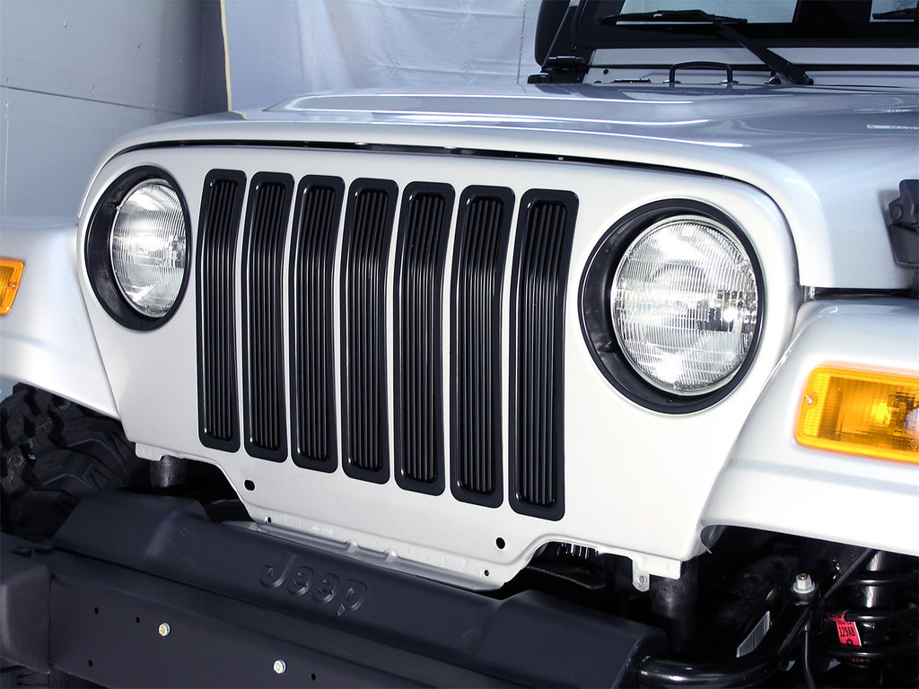 Rugged Ridge 11401.03 Billet Grille Inserts for Select Jeep TJ, Jeep Wrangler