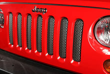 Load image into Gallery viewer, Rugged Ridge 11401.22 Grille Inserts for Select Jeep Wrangler, Jeep Wrangler JK