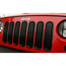 Load image into Gallery viewer, Rugged Ridge 11401.30 Billet Grille Inserts for Select Jeep Wrangler, Jeep Wrangler JK