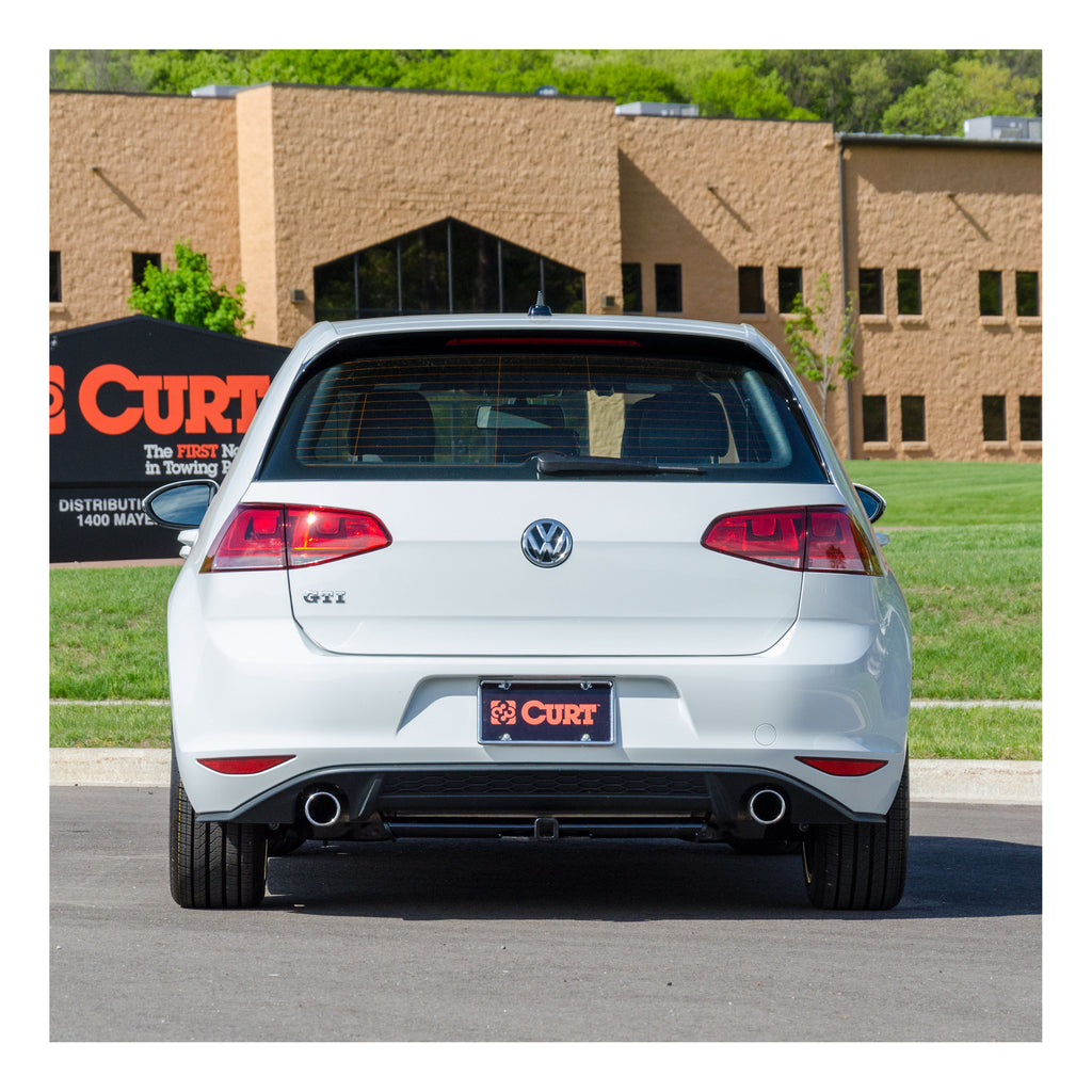 CURT 114123 Class 1 Trailer Hitch, 1-1/4" Ball Mount, Select Volkswagen Golf, GTI