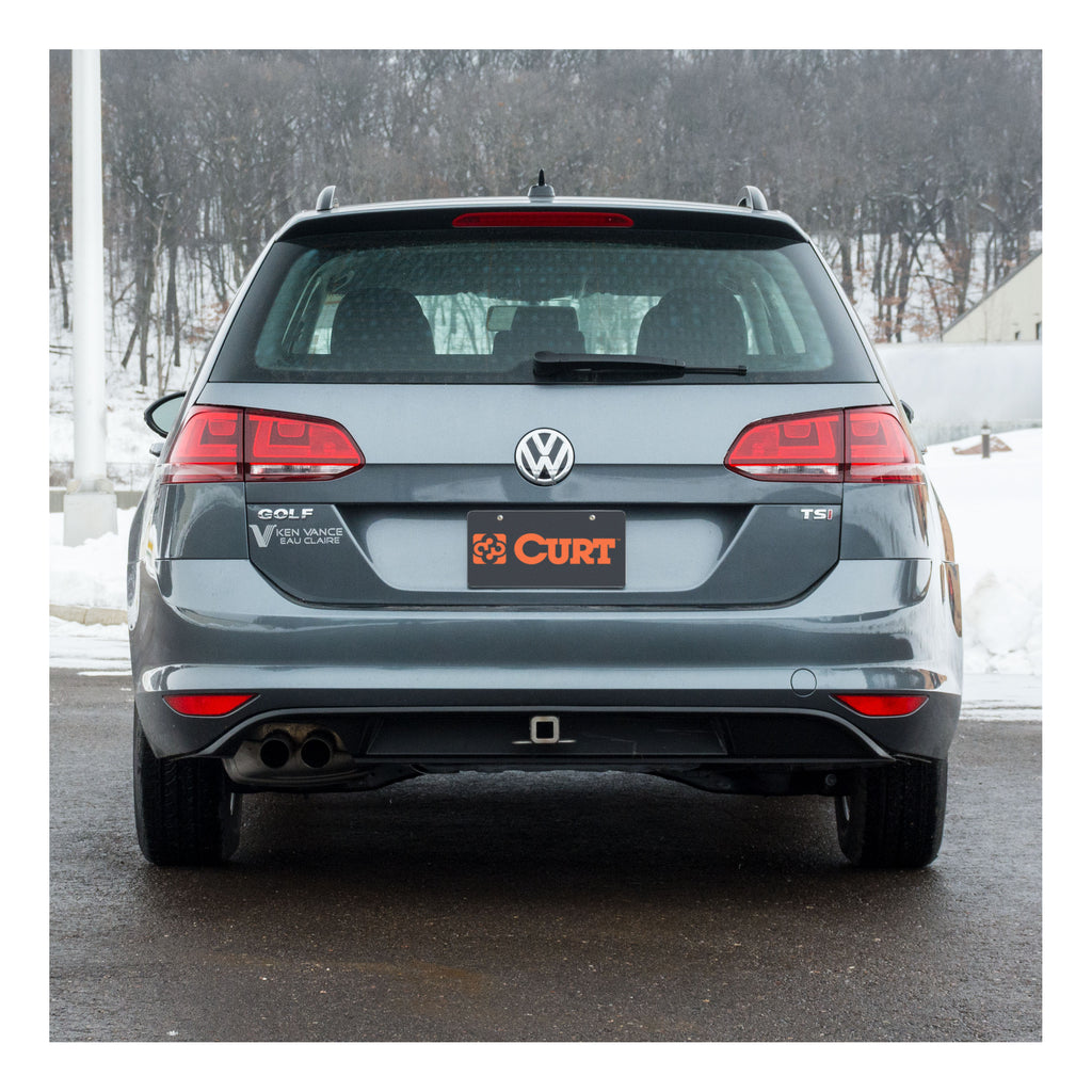 CURT 114223 Class 1 Hitch, 1-1/4" Ball Mount, Select Volkswagen Golf Alltrack, SportWagen
