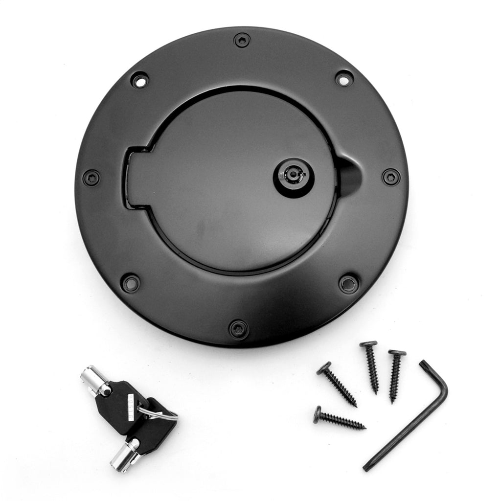 Rugged Ridge 11425.08 Billet Style Gas Cover for Select Jeep TJ, Jeep Wrangler