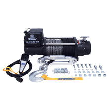 Load image into Gallery viewer, 11500-Lbs-12V-Dc-38In-X-80Ft-Synthetic-Rope-Tiger-Shark-11500-Winch