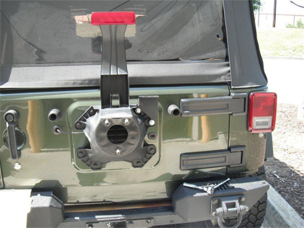 Rugged Ridge 11503.89 CB Antenna Mounting Bracket for Select Jeep Wrangler, Jeep Wrangler JK