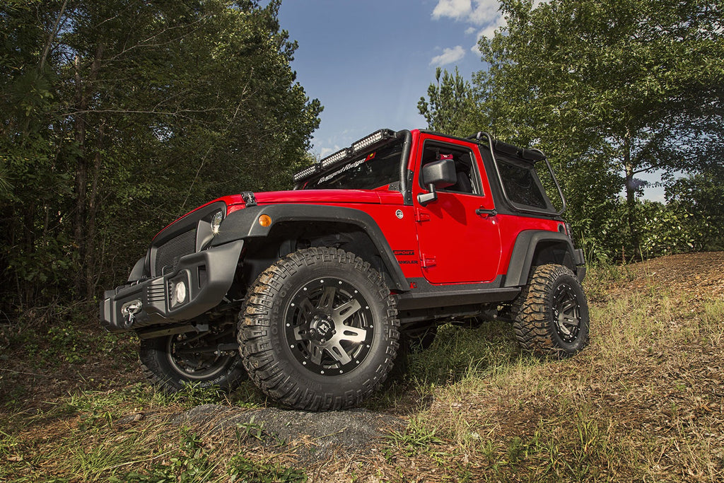 Rugged Ridge 11504.17 XHD Rock Sliders for Select Jeep Wrangler, Jeep Wrangler JK