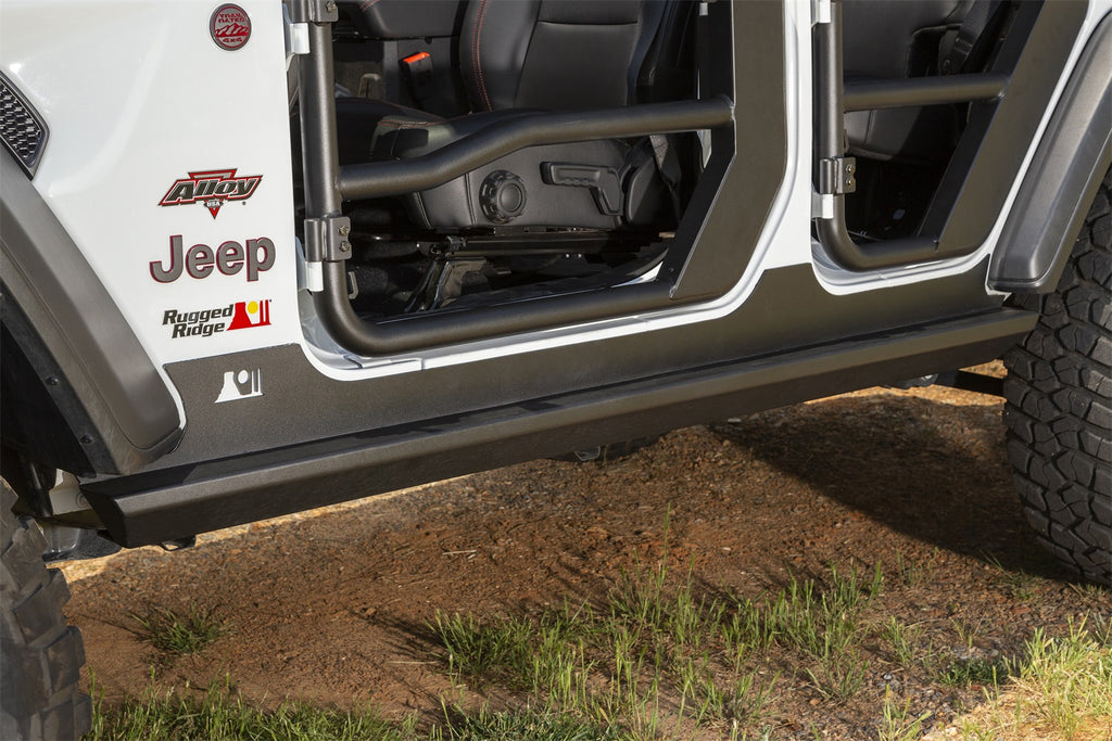 Rugged Ridge 11504.32 XHD Rock Sliders for Select Jeep Wrangler