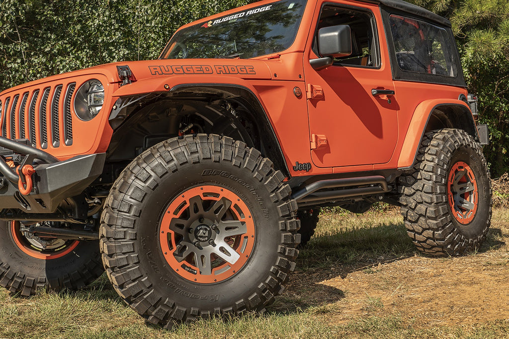Rugged Ridge 11504.37 RRC Rocker Guard for Select Jeep Wrangler