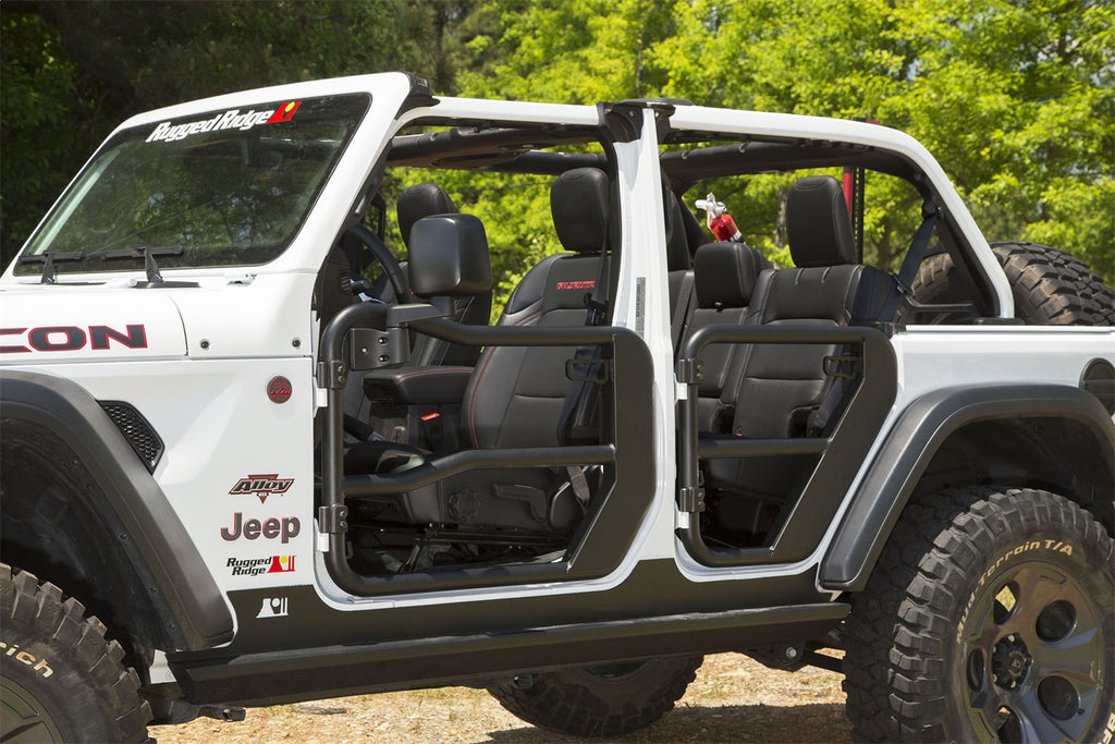 Rugged Ridge 11509.15 Tube Door Kit for Select Jeep Gladiator, Jeep Wrangler, Jeep Wrangler JK