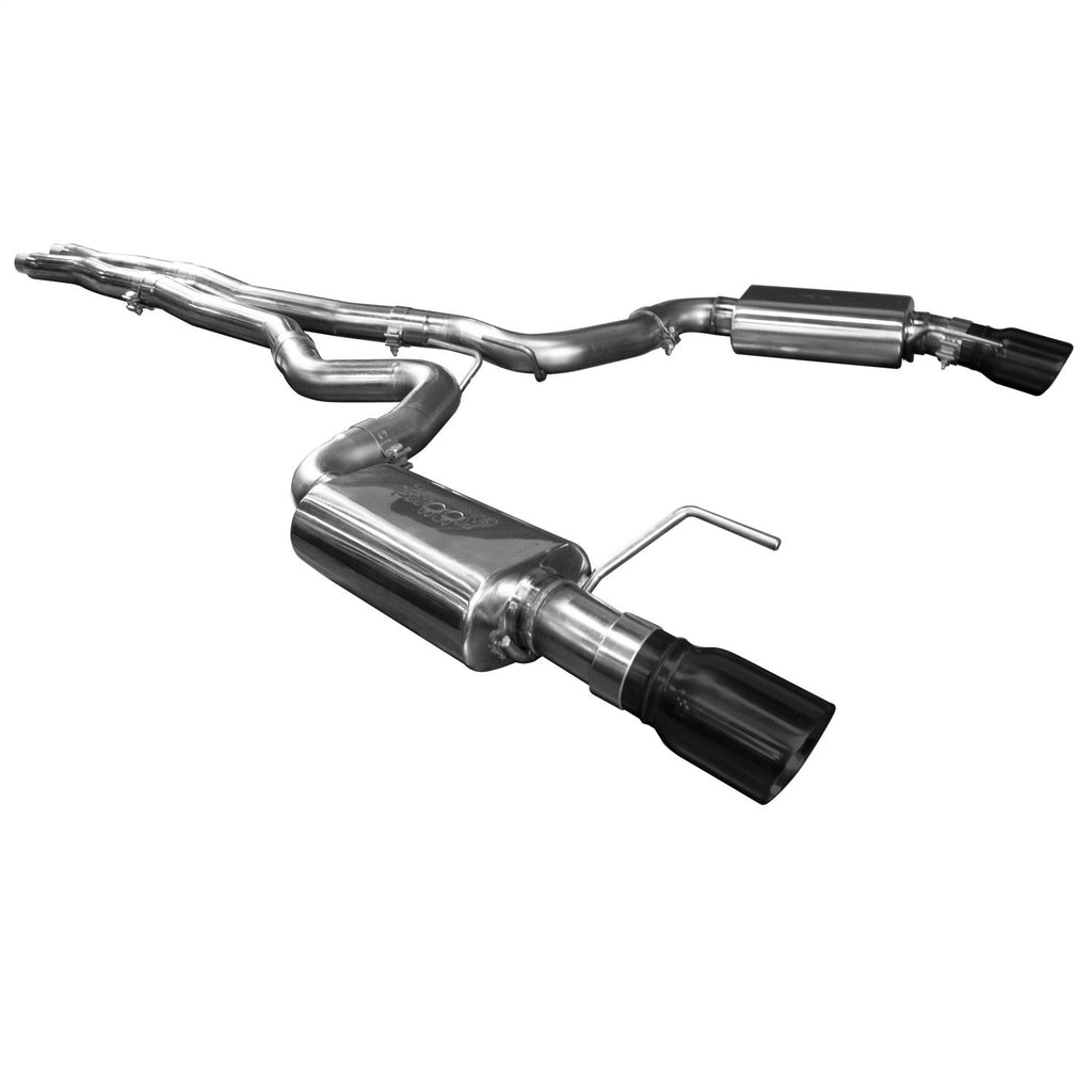 Kooks Custom Headers 11514111 3in. Cat-Back (X-Pipe) w/Black Tips. 2015-2017 Mustang GT 5.0L. Connects to OEM. for Select Ford Mustang