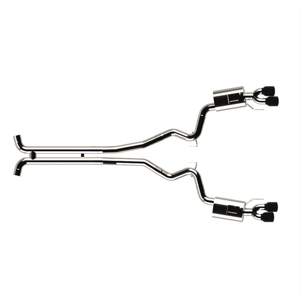 Kooks Custom Headers 11514460 3in. Cat-Back (H-Pipe) w/Black Tips. 2018-2020 Mustang GT 5.0L. Connects to OEM. for Select Ford Mustang