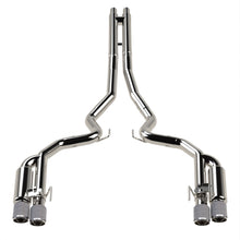 Load image into Gallery viewer, Kooks Custom Headers 11514520 3in. Active Shotgun Style Cat-Back (H) 2018-2026 5.0L Mustang w/Carbon Tips for Select Ford Mustang