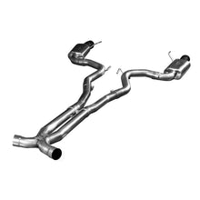 Load image into Gallery viewer, Kooks Custom Headers 11515111 3in. SS Connection-Back X-Pipe Exhaust w/Black Tips. 2015-2017 Mustang GT 5.0L. for Select Ford Mustang