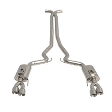 Load image into Gallery viewer, Kooks Custom Headers 11515150 3in. SS Connection-Back X-Pipe Exhaust w/SS Tips. 2018-2020 Mustang GT 5.0L. for Select Ford Mustang