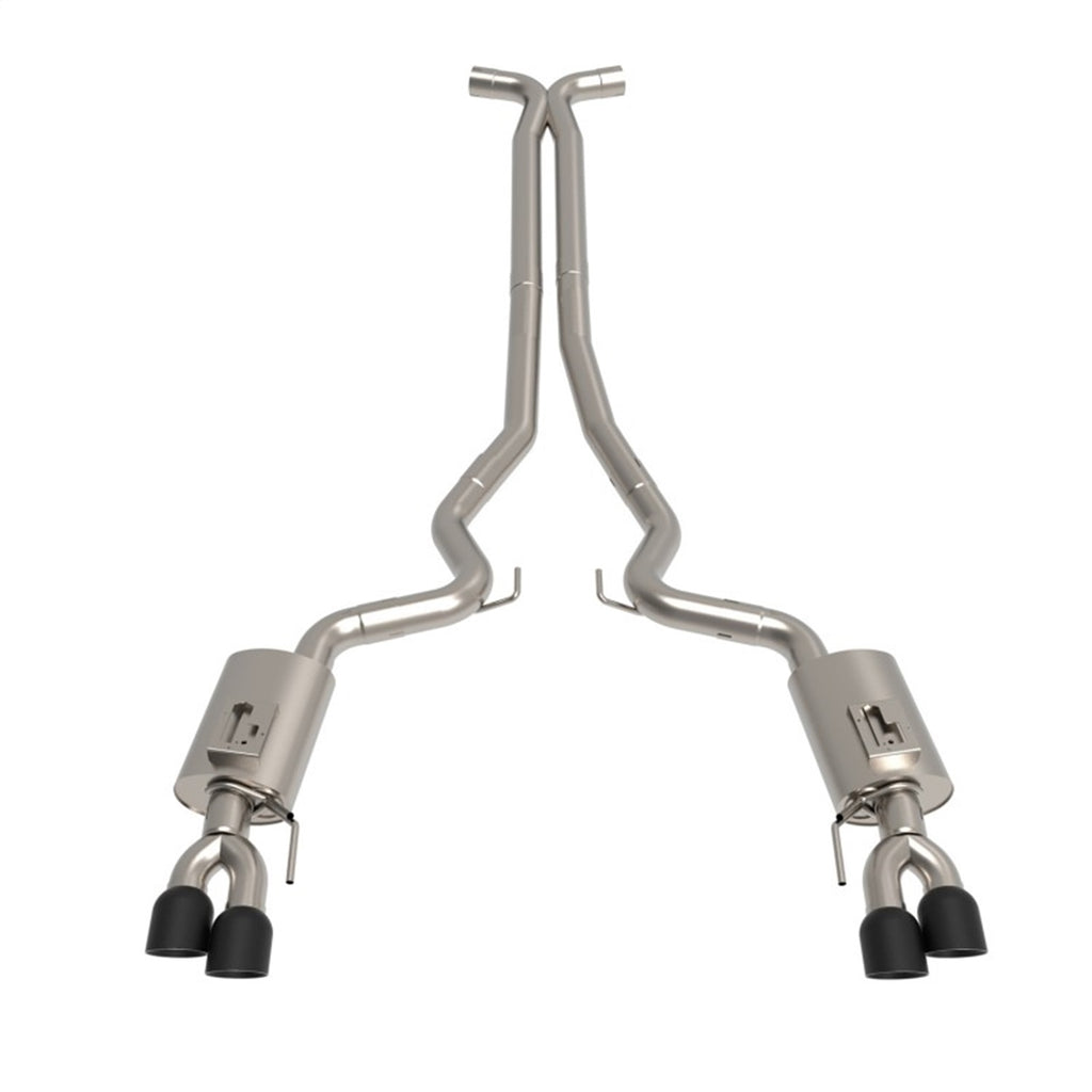 Kooks Custom Headers 11515160 3in. SS Connection-Back X-Pipe Exhaust w/Black Tips. 2018-2020 Mustang GT 5.0L. for Select Ford Mustang