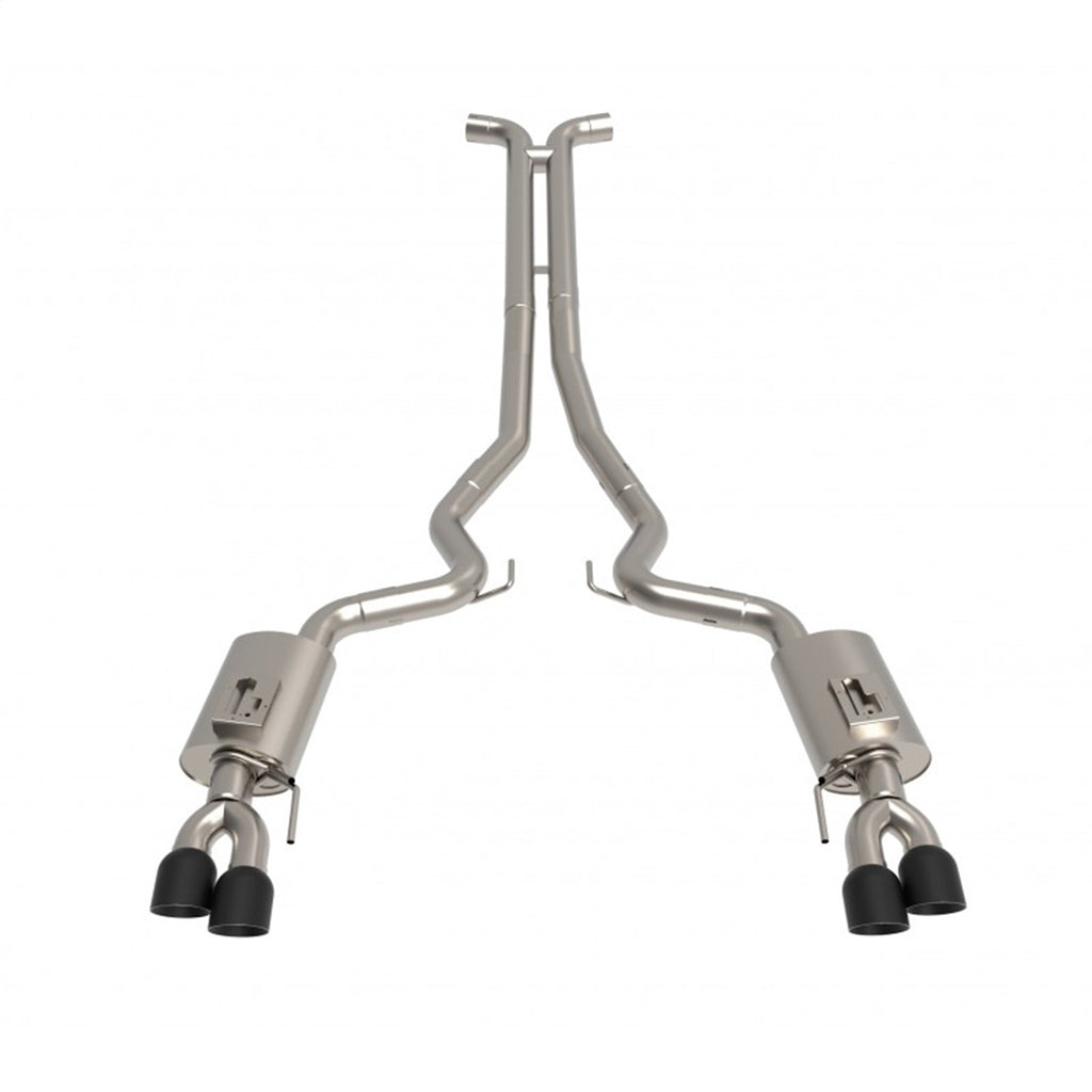 Kooks Custom Headers 11515460 3in. SS Connection-Back H-Pipe Exhaust w/Black Tips. 2018-2020 Mustang GT 5.0L. for Select Ford Mustang