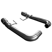 Load image into Gallery viewer, Kooks Custom Headers 11516400 3in. SS Muffler Delete Axle-Back Exhaust w/SS Tips. 2015-2017 Mustang 5.0L. for Select Ford Mustang