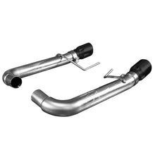 Load image into Gallery viewer, Kooks Custom Headers 11516410 3in. SS Muffler Delete Axle-Back Exhaust w/Black Tips. 2015-2017 Mustang 5.0L. for Select Ford Mustang