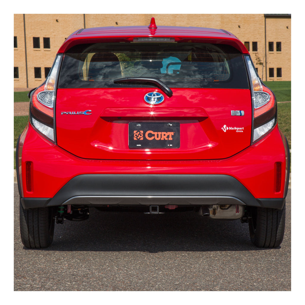 CURT 11523 Class 1 Trailer Hitch, 1-1/4" Receiver, Select Toyota Prius C