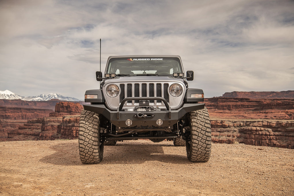 Rugged Ridge 11540.31 Heavy Duty Bumper for Select Jeep Gladiator, Jeep Wrangler