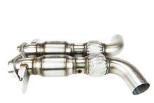 Load image into Gallery viewer, Kooks Custom Headers 11543200 3in. x 2-3/4in. SS Catted X-Pipe. 2015-2020 Shelby GT350. Retains OEM Mufflers. for Select Ford Mustang