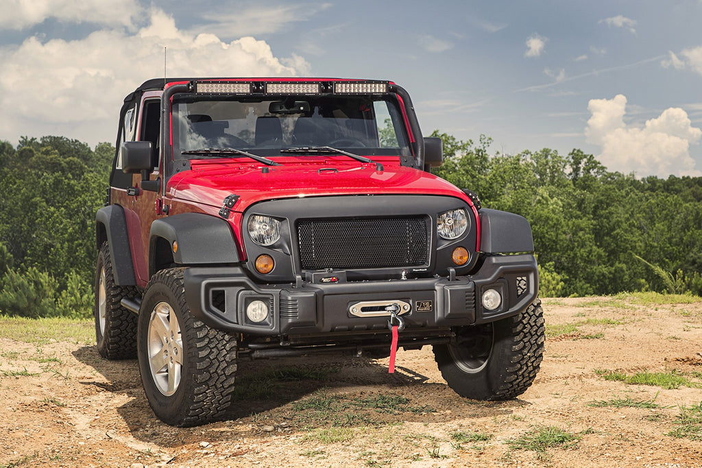 Rugged Ridge 11544.01 Spartacus Front Bumper for Select Jeep Wrangler, Jeep Wrangler JK