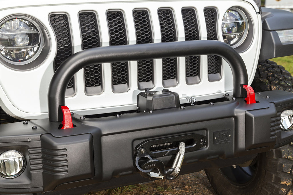 Rugged Ridge 11544.22 Spartan Front Bumper Overrider for Select Jeep Gladiator, Jeep Wrangler