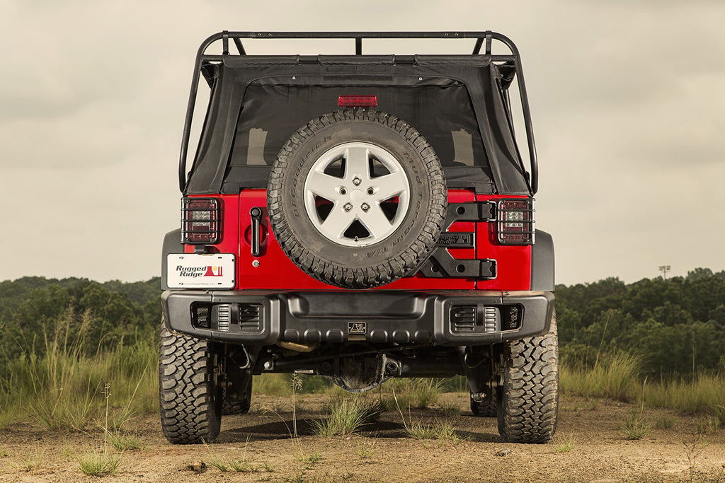 Rugged Ridge 11544.51 Spartacus Rear Bumper for Select Jeep Wrangler, Jeep Wrangler JK