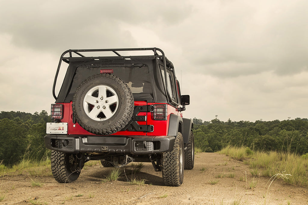 Rugged Ridge 11544.51 Spartacus Rear Bumper for Select Jeep Wrangler, Jeep Wrangler JK