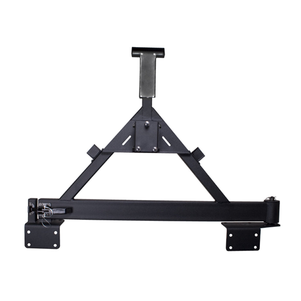 Rugged Ridge 11546.42 Xtreme Heavy Duty Tire Carrier Rear for Select Jeep CJ5, Jeep CJ7, Jeep Scrambler, Jeep TJ, Jeep Wrangler