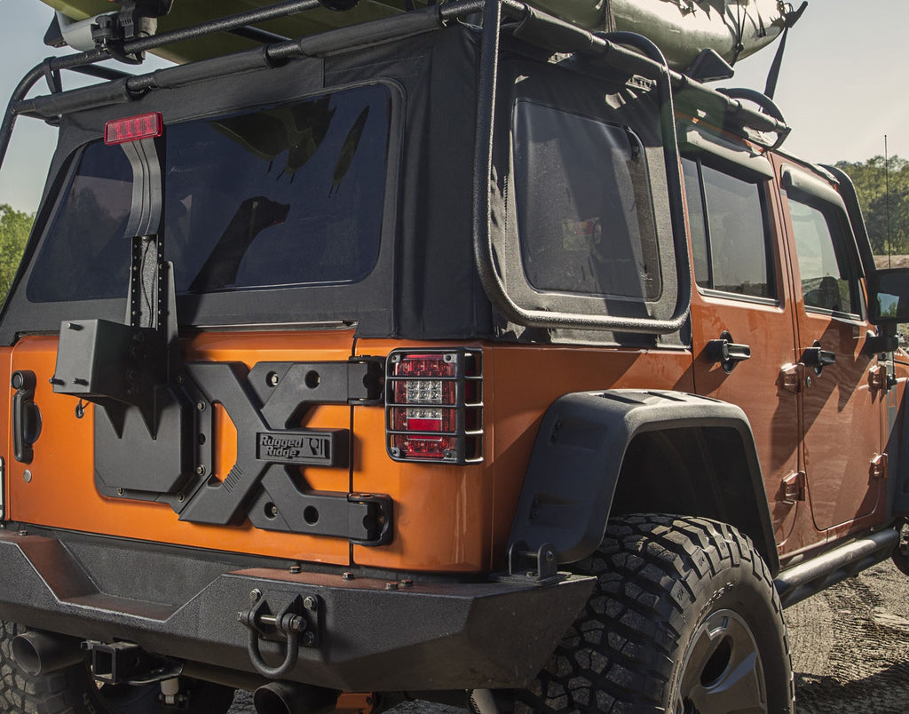 Rugged Ridge 11546.50 Spartacus HD Tire Carrier Kit for Select Jeep Wrangler, Jeep Wrangler JK