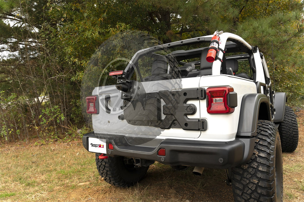 Rugged Ridge 11546.57 Spartacus HD Tire Carrier Wheel Mount for Select Jeep Wrangler