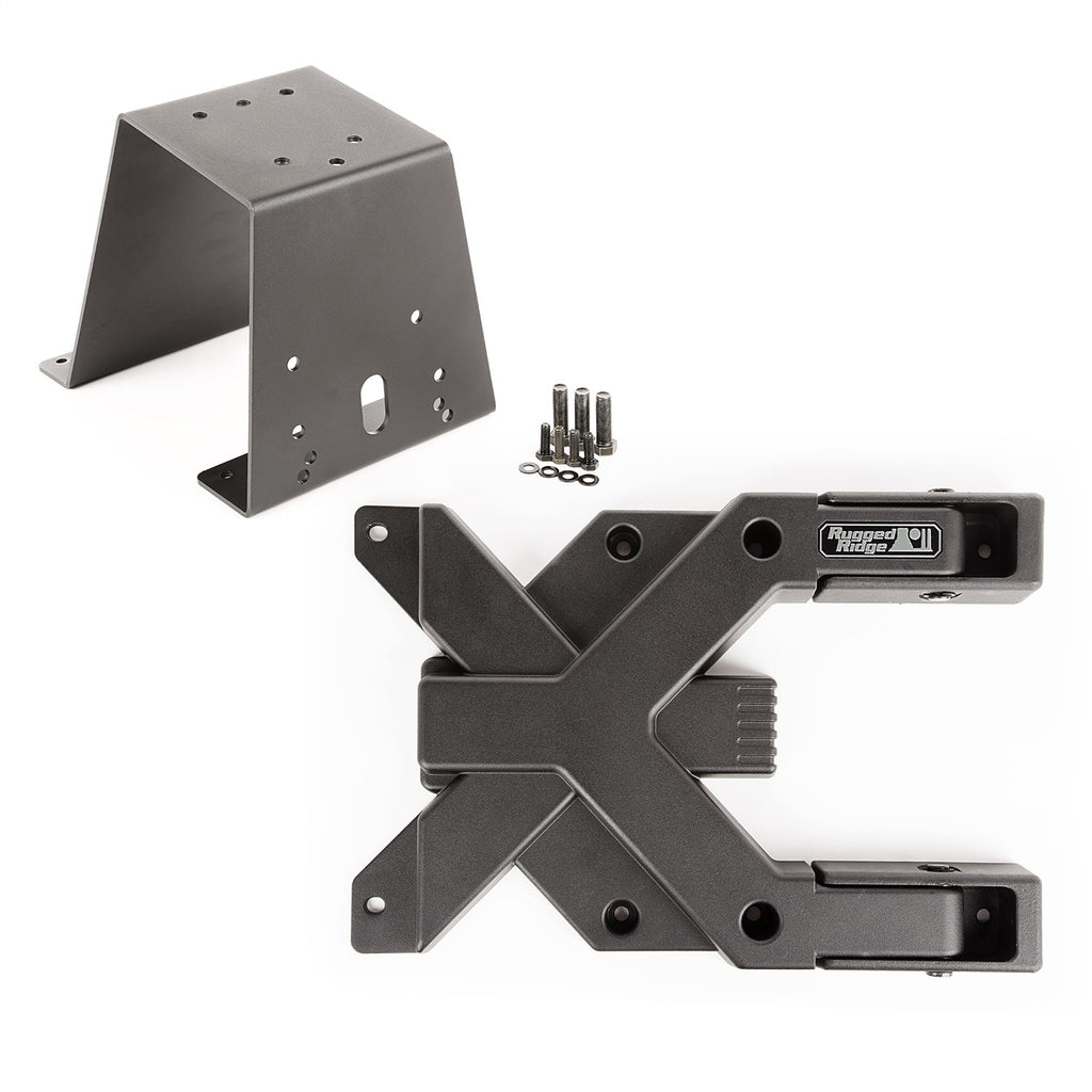 Rugged Ridge 11546.60 Spartacus HD Tire Carrier Kit for Select Jeep TJ, Jeep Wrangler