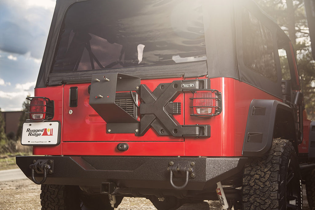 Rugged Ridge 11546.61 Spartacus HD Tire Carrier Hinge Casting for Select Jeep TJ, Jeep Wrangler