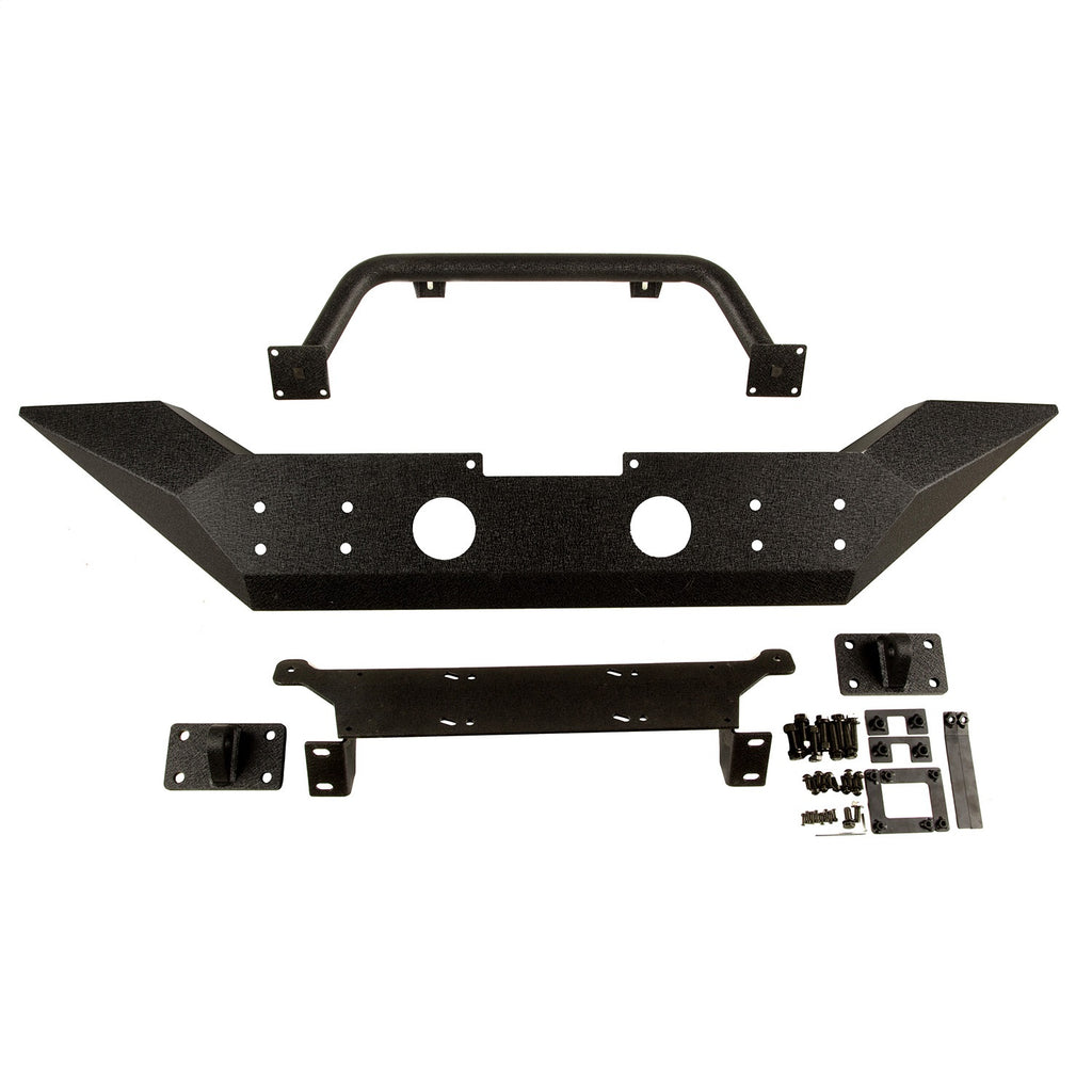 Rugged Ridge 11548.01 Spartan Front Bumper for Select Jeep Wrangler, Jeep Wrangler JK