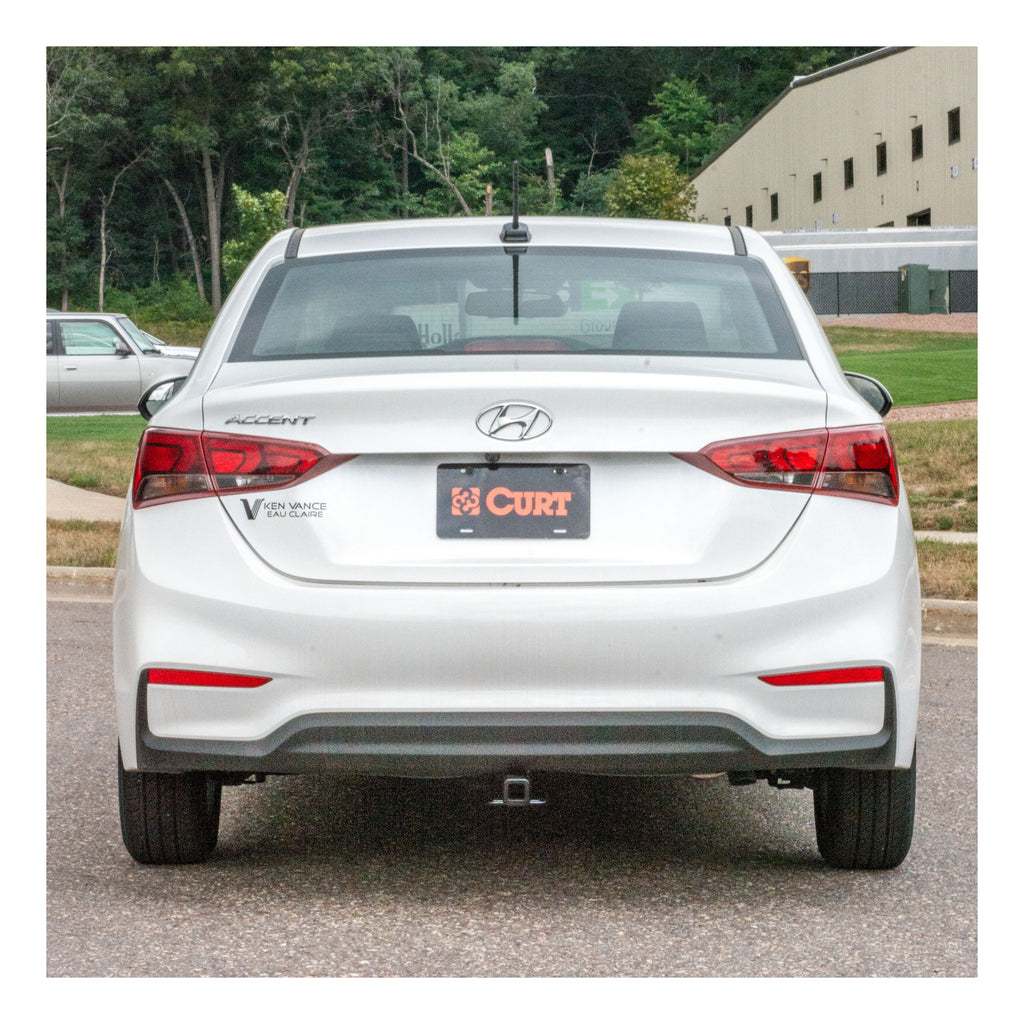 CURT 11548 Class 1 Trailer Hitch, 1-1/4" Receiver, Select Hyundai Accent