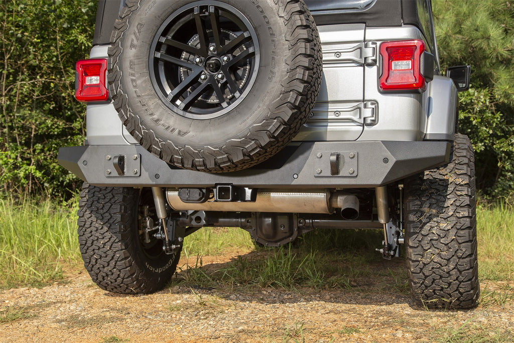 Rugged Ridge 11548.51 Spartan Rear Bumper for Select Jeep Wrangler