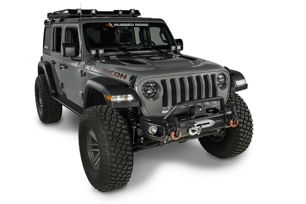 Rugged Ridge 11549.03 Arcus Front Bumper for Select Jeep Wrangler