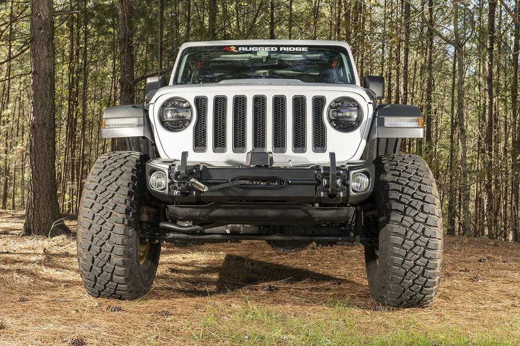 Rugged Ridge 11549.04 Arcus Front Bumper for Select Jeep Gladiator, Jeep Wrangler