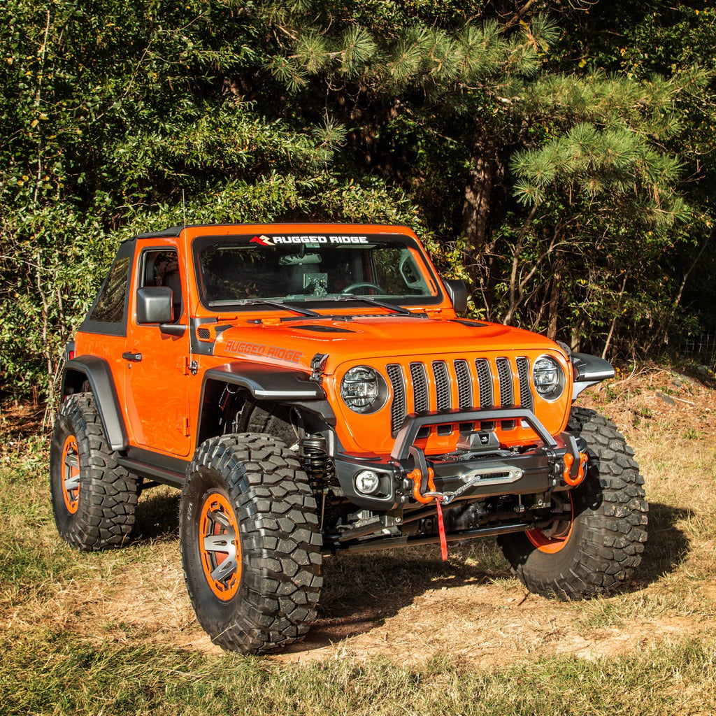 Rugged Ridge 11549.07 Arcus Front Bumper for Select Jeep Gladiator, Jeep Wrangler