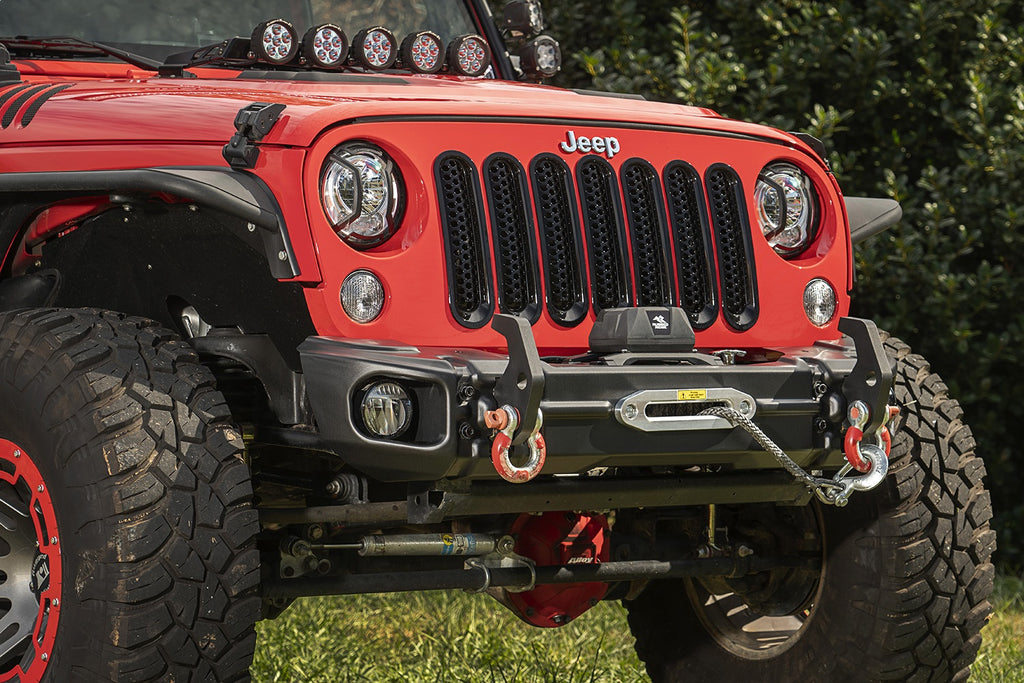Rugged Ridge 11549.11 Arcus Front Bumper Set for Select Jeep Wrangler, Jeep Wrangler JK