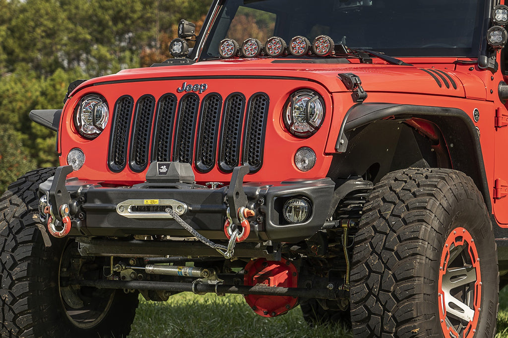 Rugged Ridge 11549.11 Arcus Front Bumper Set for Select Jeep Wrangler, Jeep Wrangler JK