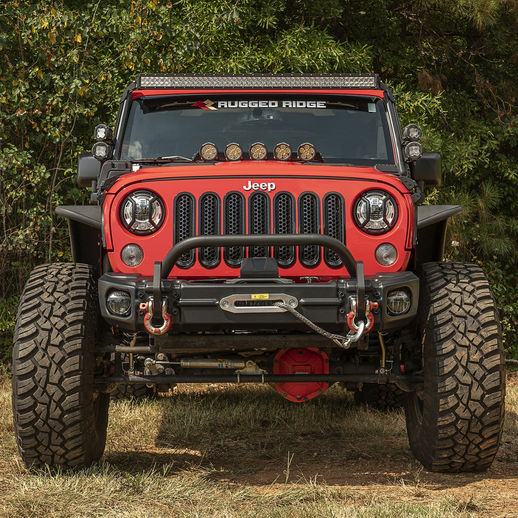 Rugged Ridge 11549.14 Arcus Front Bumper for Select Jeep Wrangler, Jeep Wrangler JK