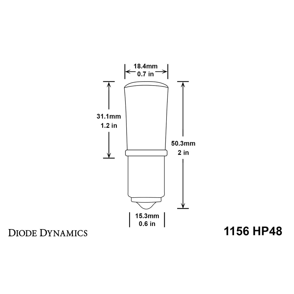 1156-Led-Bulb-Hp48-Led---Red-(Single)